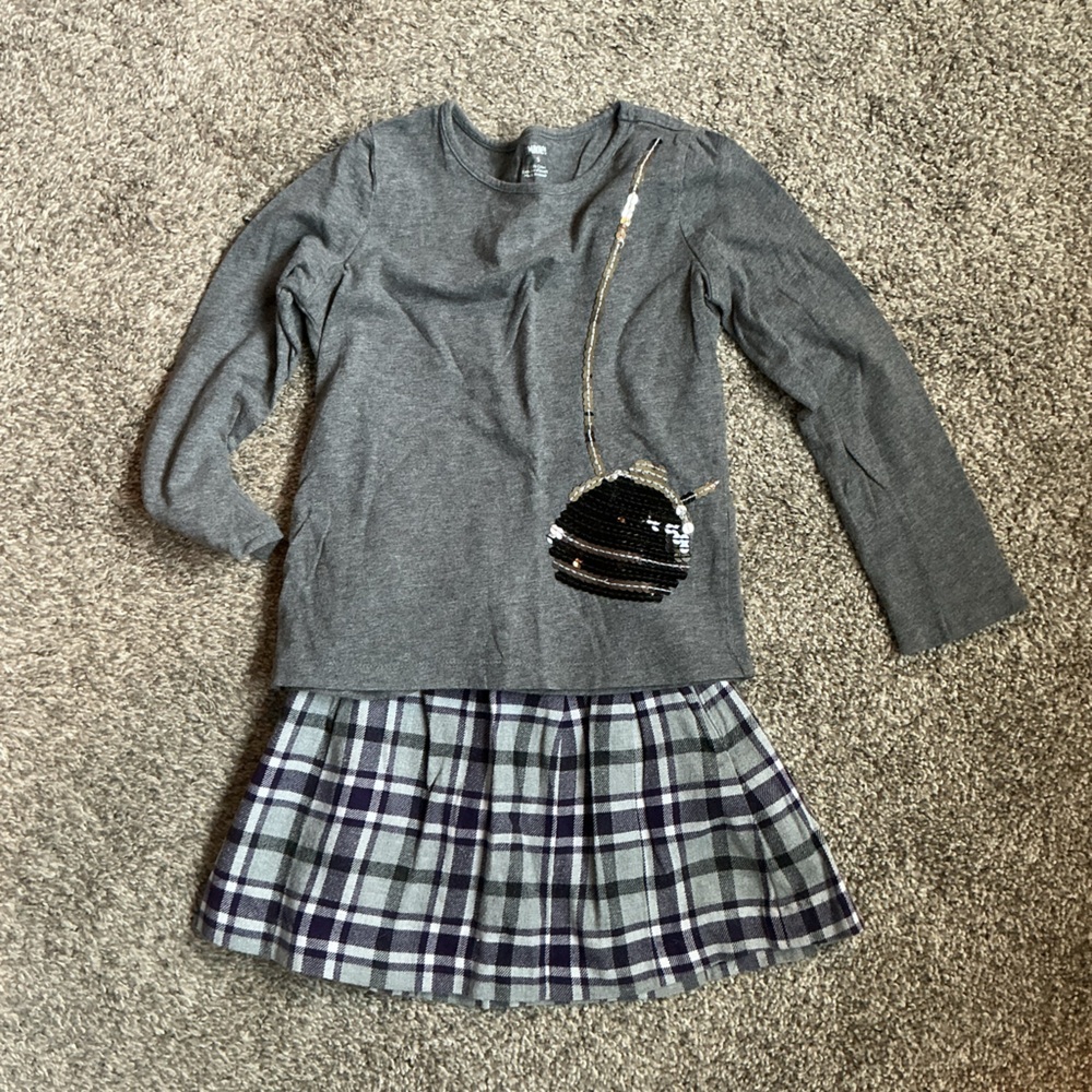 Gymboree size 5 Shirt and Skirt